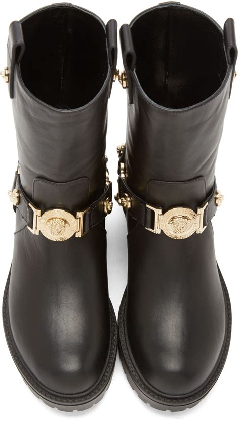 versace medusa print sneakers|Versace Medusa boots.